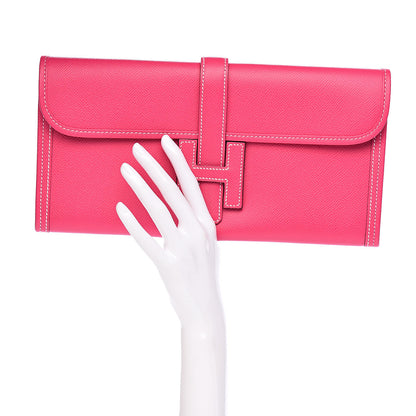 Hermes Epsom Jige Elan 29 Clutch Rose Tyrien 2 of 7