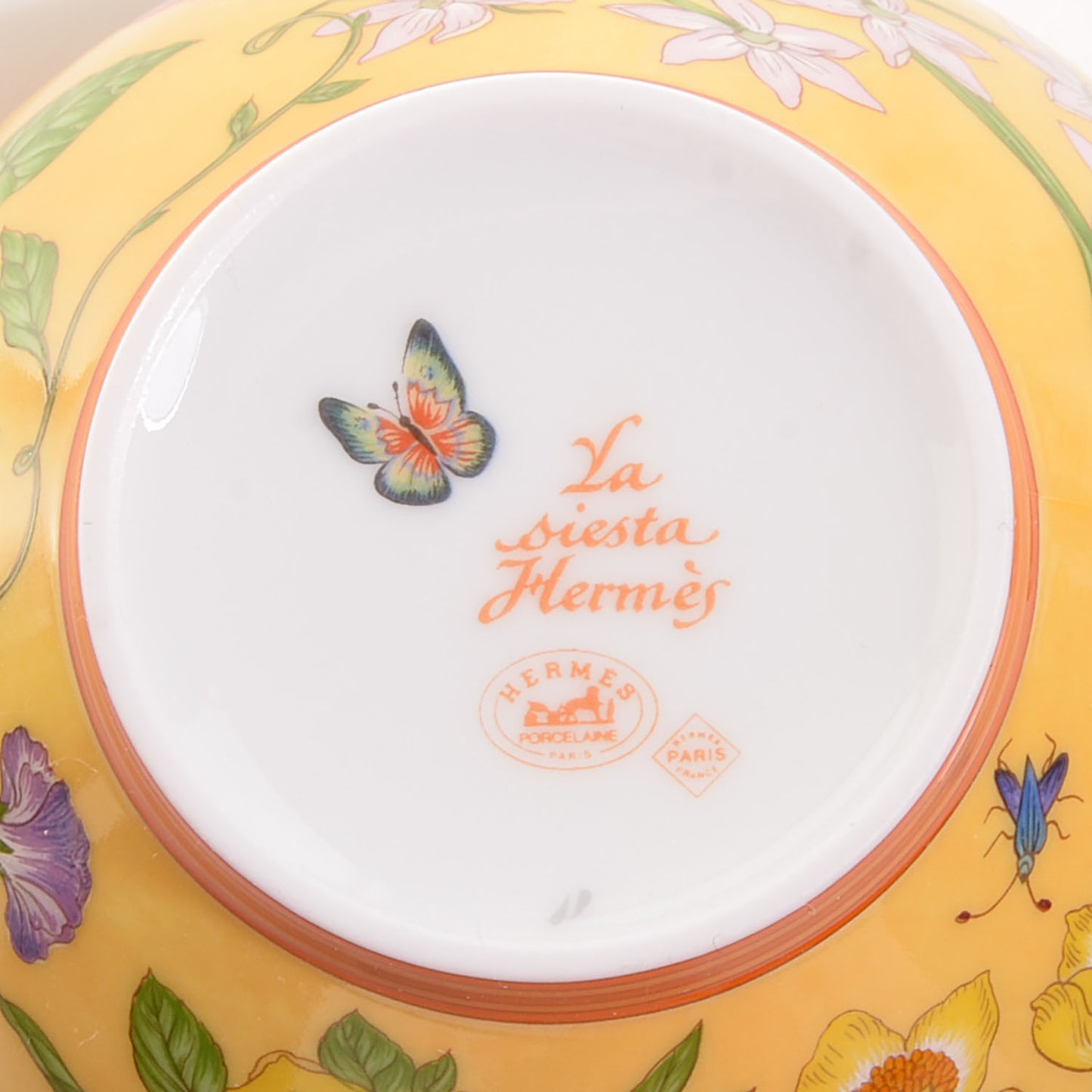 Porcelain La Siesta Breakfast Cup and Saucer Set of 2