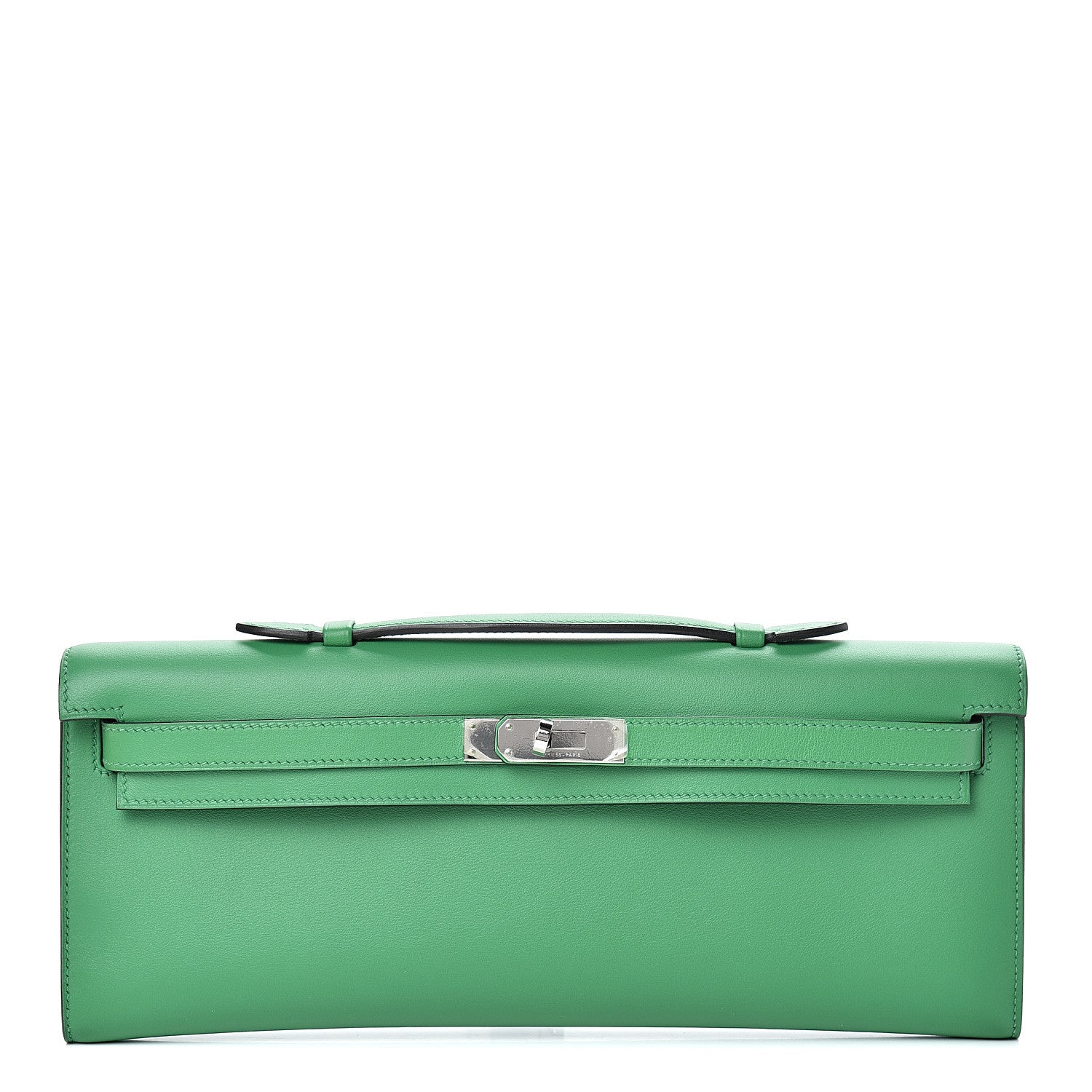 Hermes Swift Kelly Cut Clutch Pochette Bambou 1 of 9