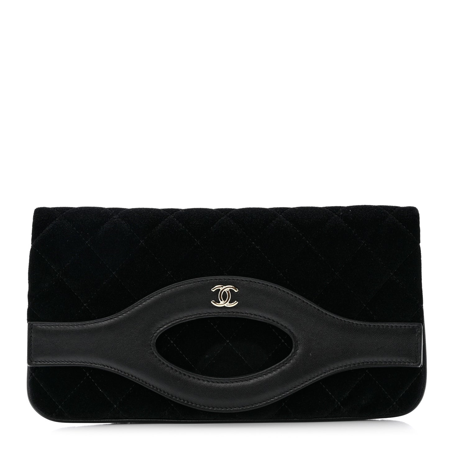 Velvet Lambskin 31 Pouch Black