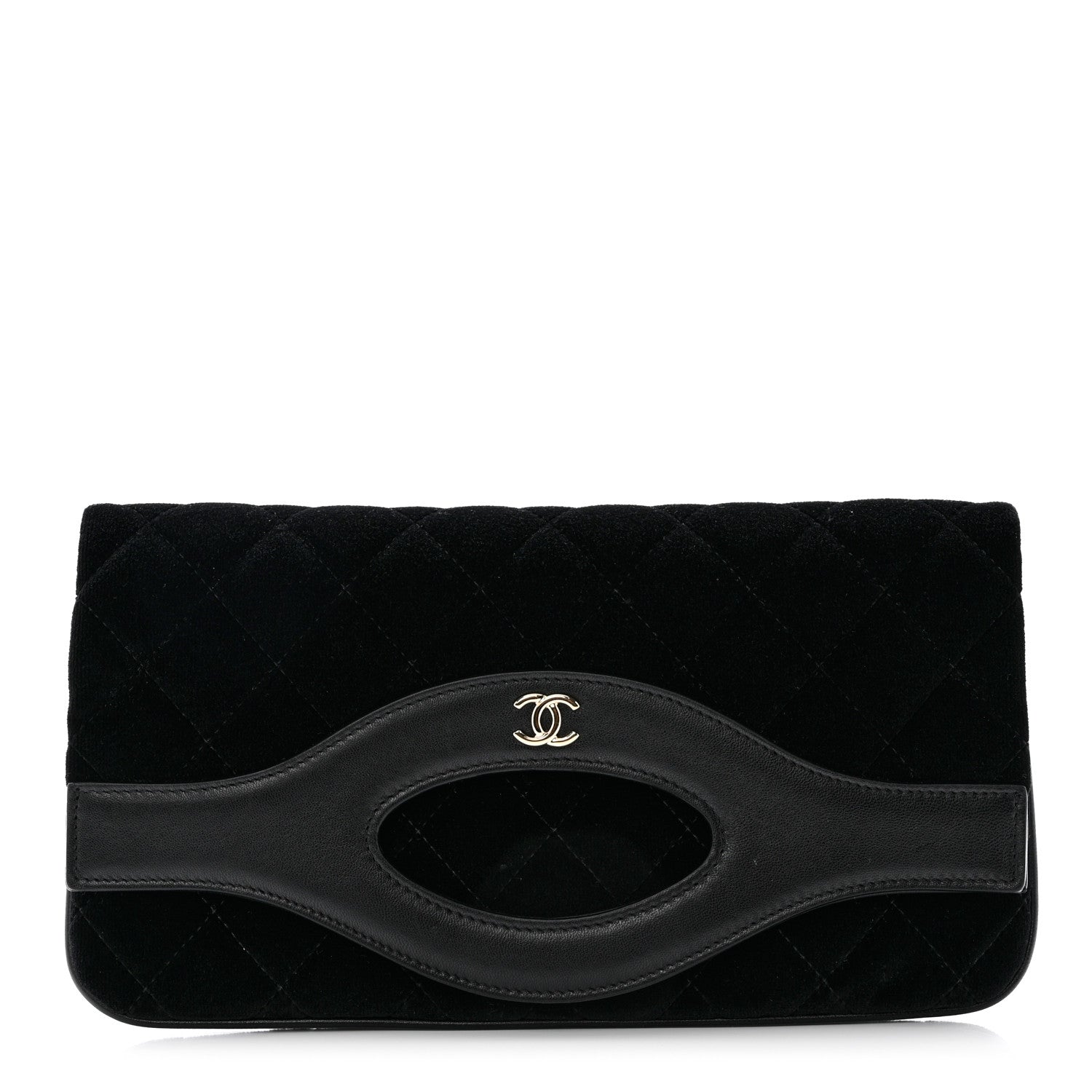 Chanel Velvet Lambskin 31 Pouch Black 1 of 8