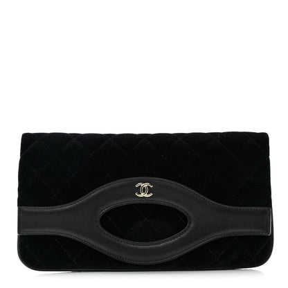 Chanel Velvet Lambskin 31 Pouch Black 1 of 8