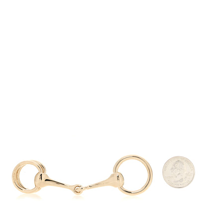 Hermes Permabrass Mors Scarf Ring Gold 2 of 6