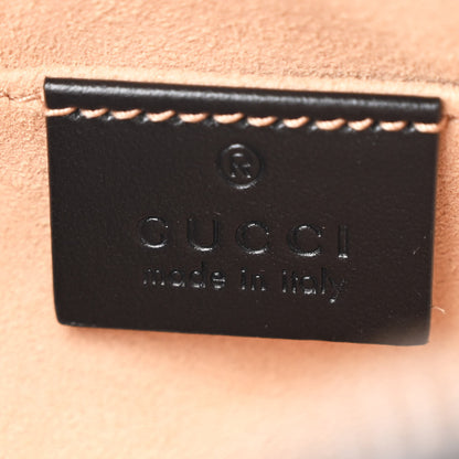 Gucci Calfskin Matelasse Small GG Marmont Chain Shoulder Bag Black 6 of 10