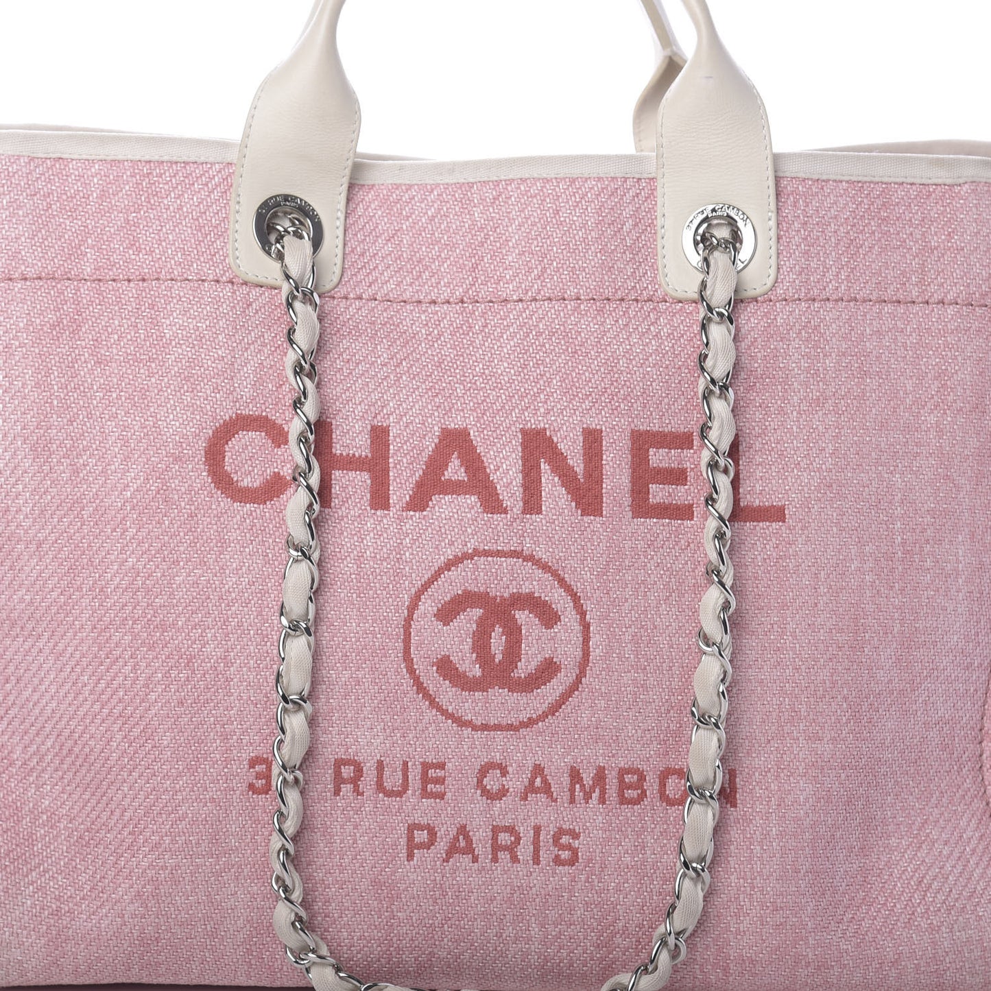 Canvas Medium Deauville Tote Pink
