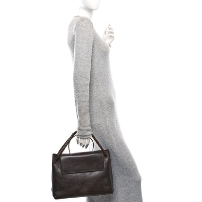 Bottega Veneta Silky Calfskin Medium Ciao Ciao Dark Mahogany 2 of 9