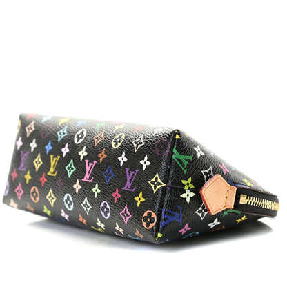Louis Vuitton Monogram Multicolor Cosmetic Pouch Black Grenade 7 of 9