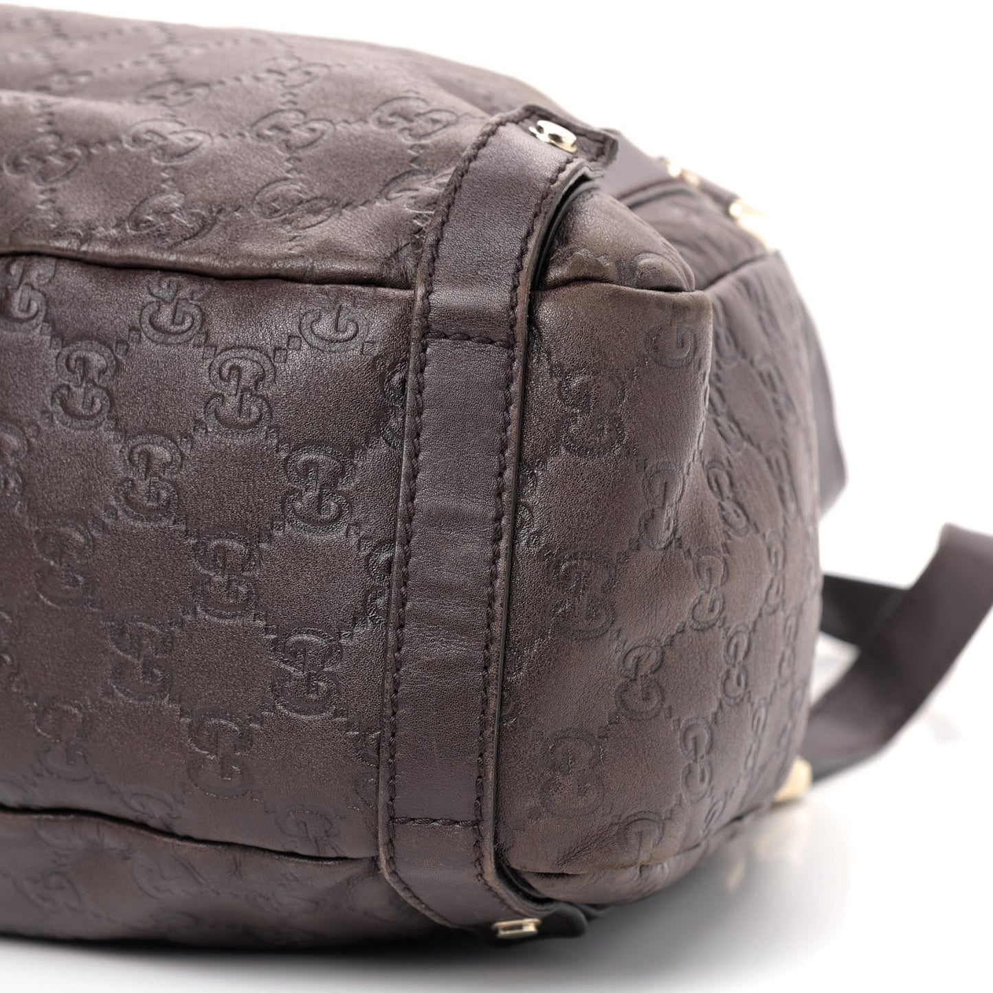 Guccissima Medium Abbey Shoulder Bag Chocolate