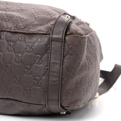 Gucci Guccissima Medium Abbey Shoulder Bag Chocolate 10 of 12