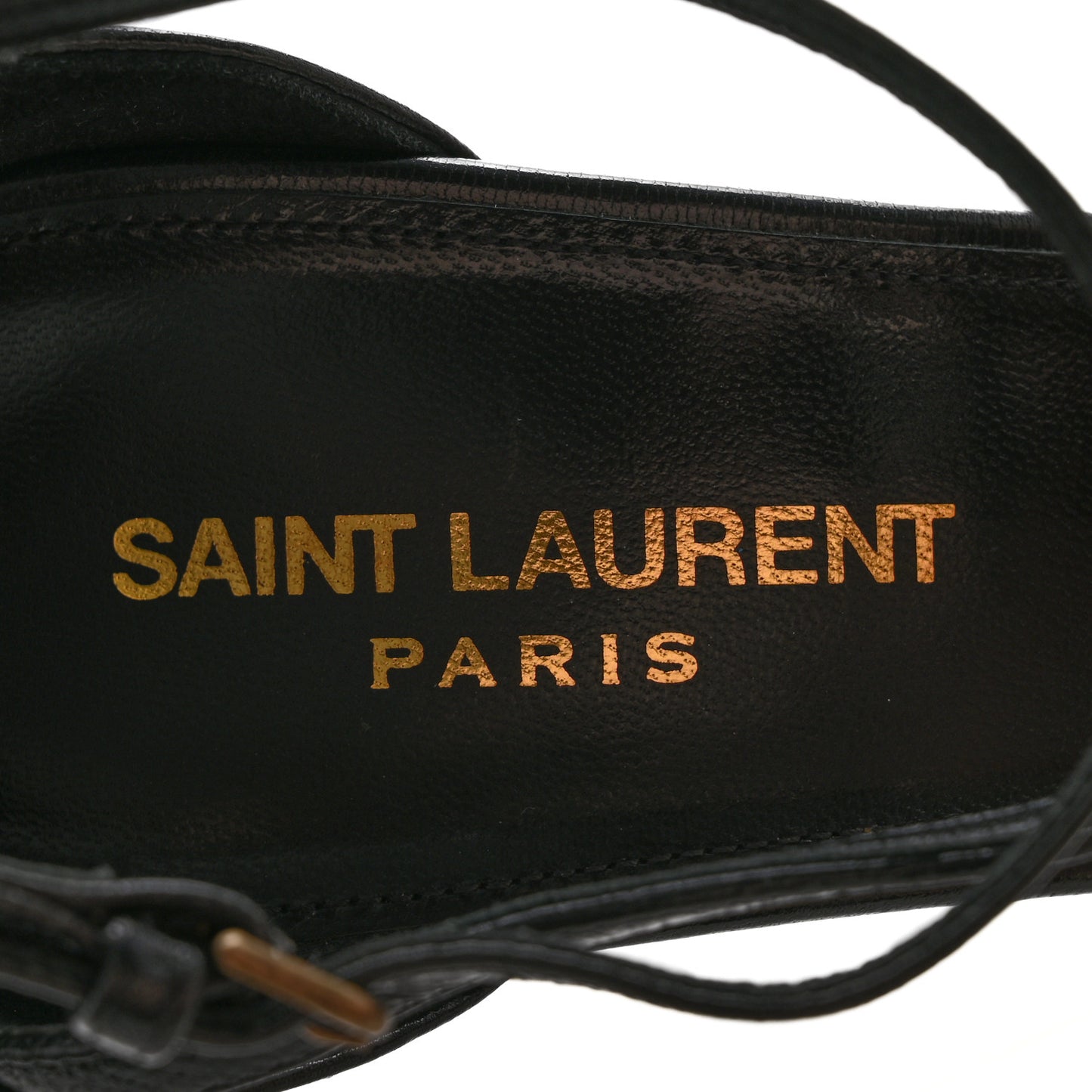 Calfskin Cassandra 100 Sandals 40 Black