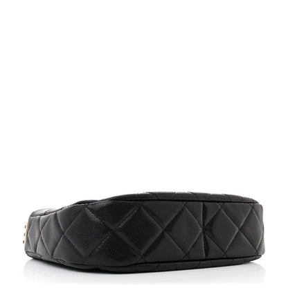 Chanel Caviar Quilted Hobo Black 4 of 11