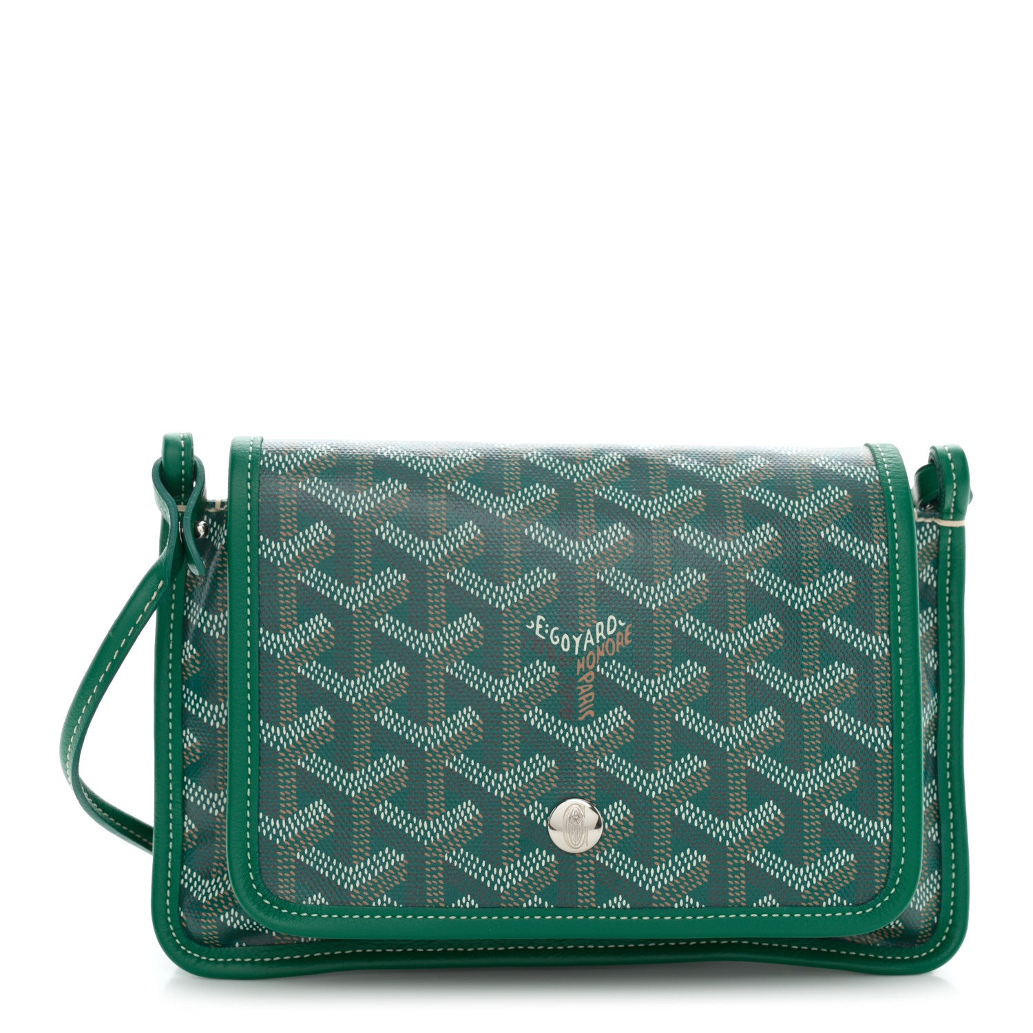 Goyard Goyardine Plumet Wallet Clutch Green 1 of 10