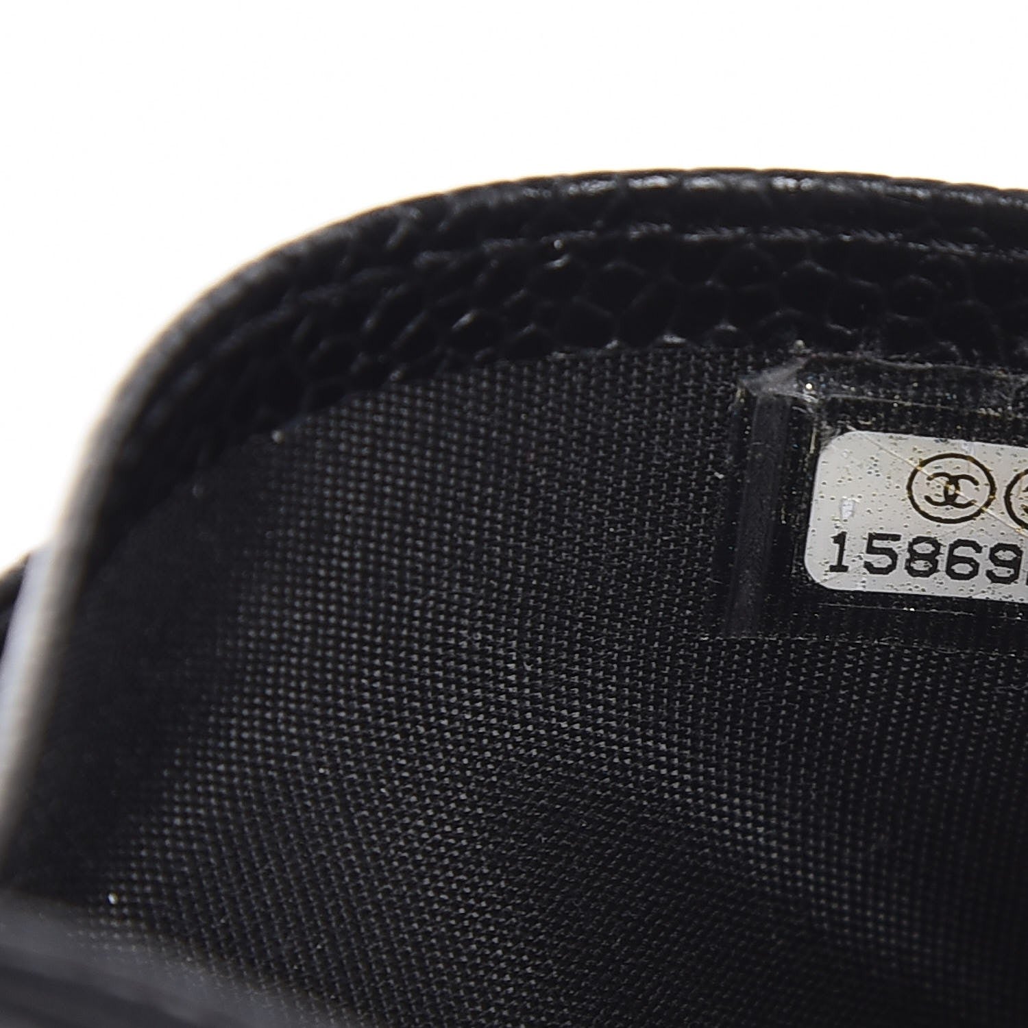Chanel Caviar Timeless CC Card Holder Black 8 of 9