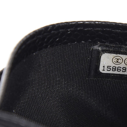 Chanel Caviar Timeless CC Card Holder Black 8 of 9