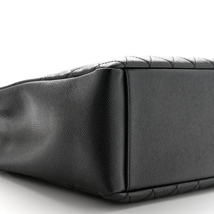 Chanel Caviar Quilted Grand Shopping Tote GST Black 10 of 11