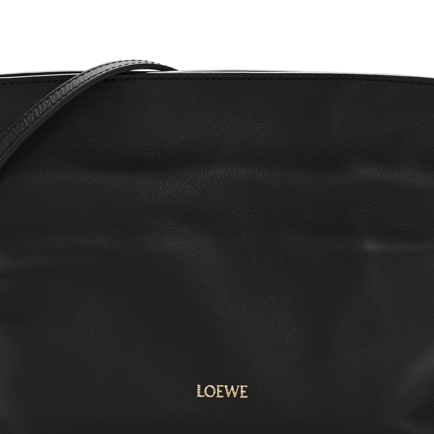Loewe Calfskin Mini Flamenco Knot Clutch Black 7 of 10