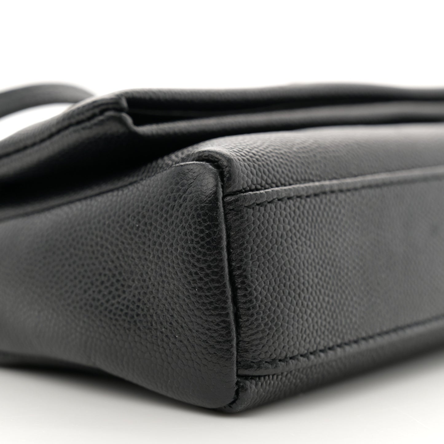 Grain De Poudre Monogram Toy West Hollywood Fold-Over Bag Black