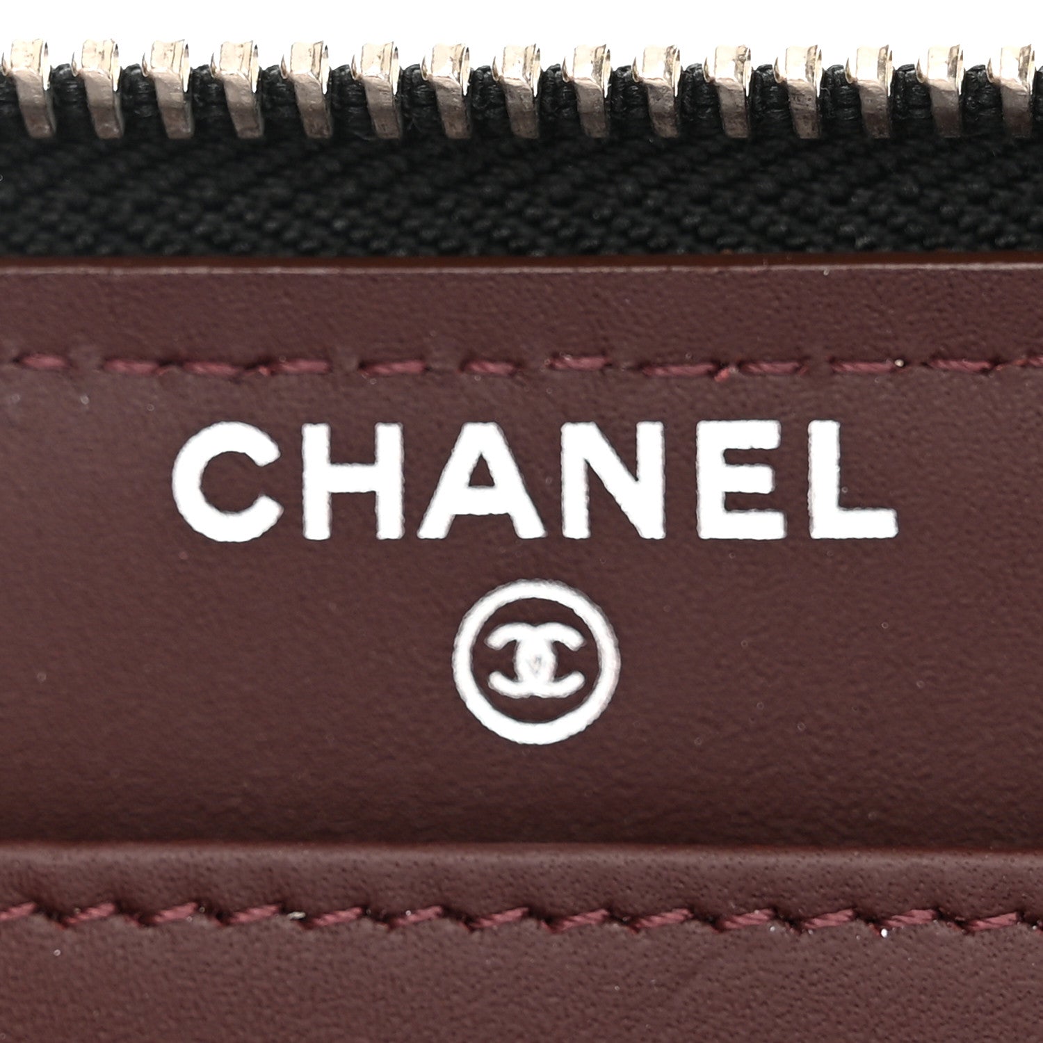Chanel Caviar Quilted Large Gusset Zip Around Wallet Black 6 of 9