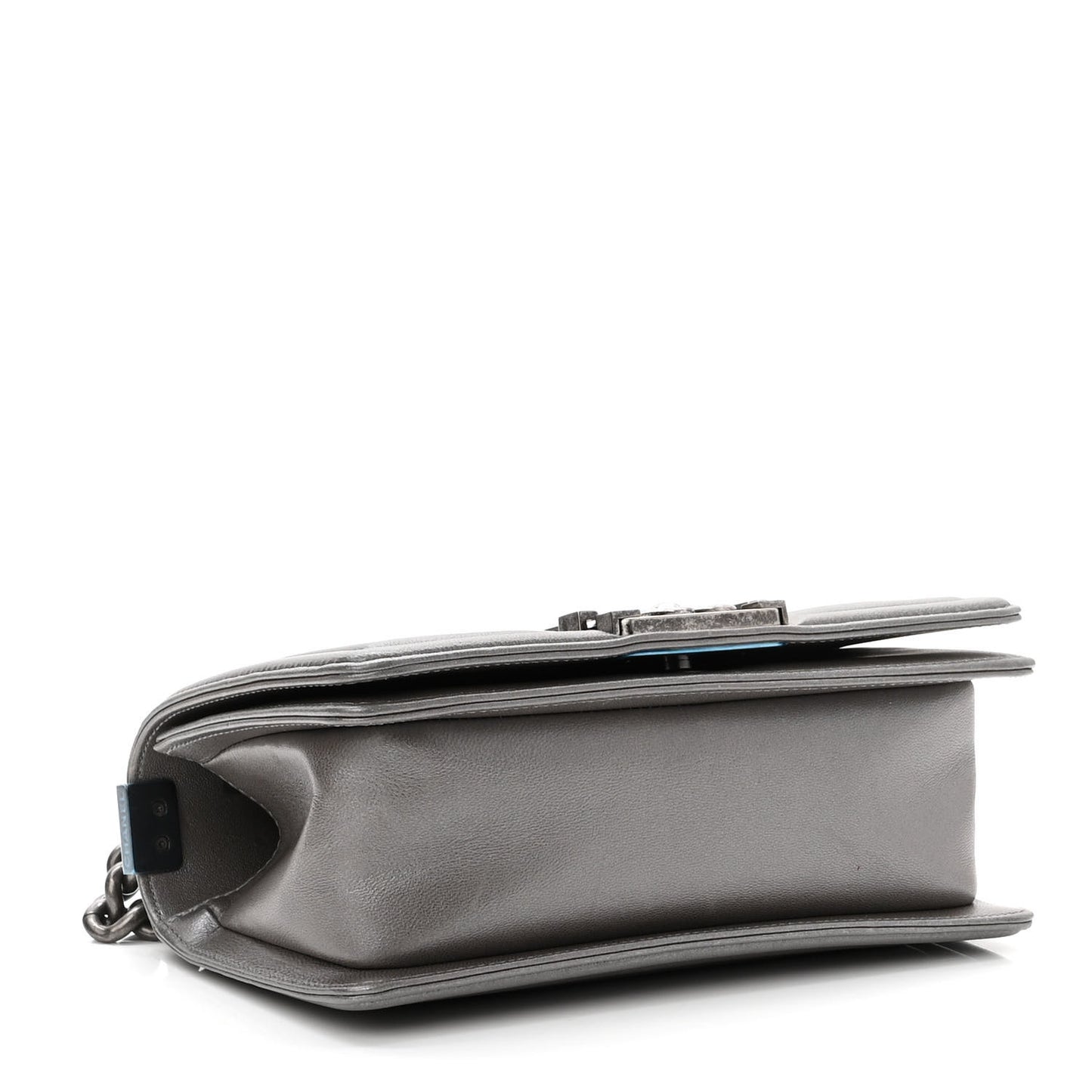 Galuchat Stingray Small Boy Flap Silver