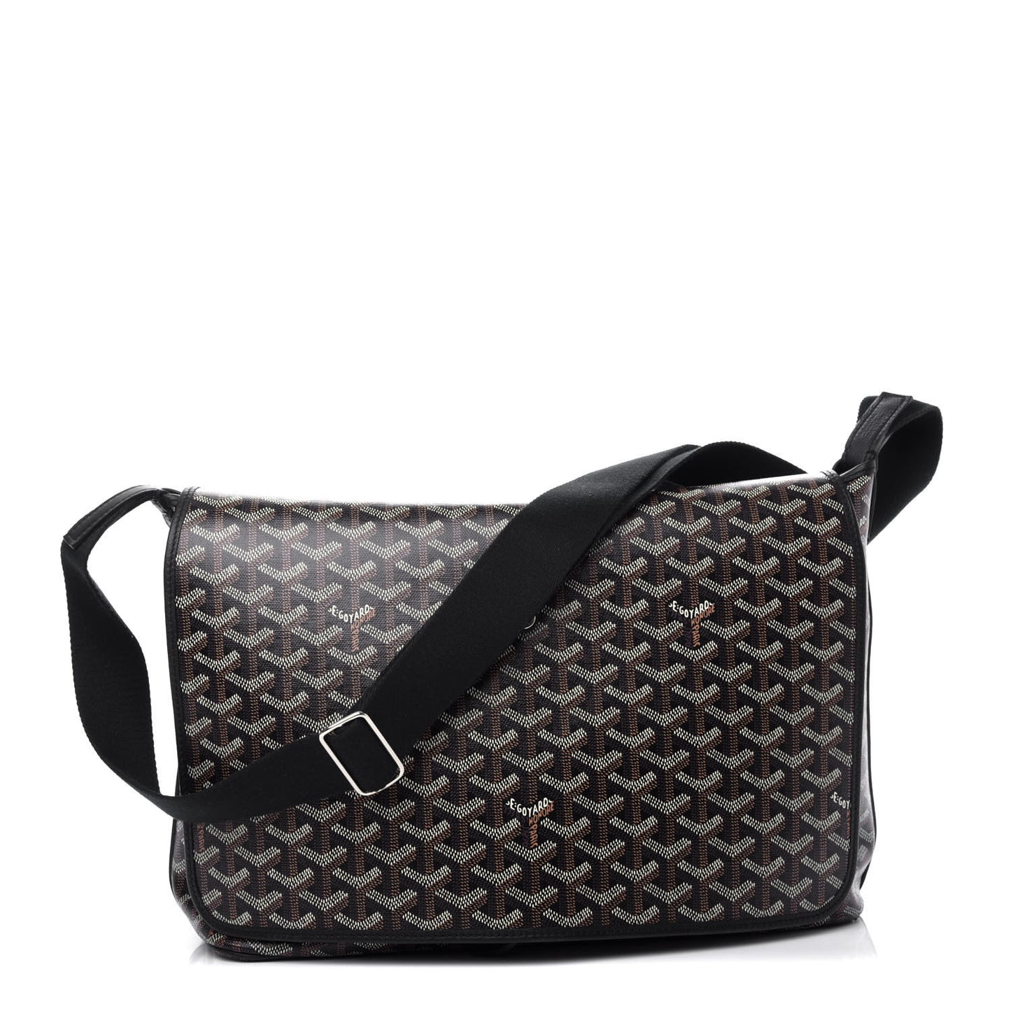 Goyardine Capetien Messenger Bag Black