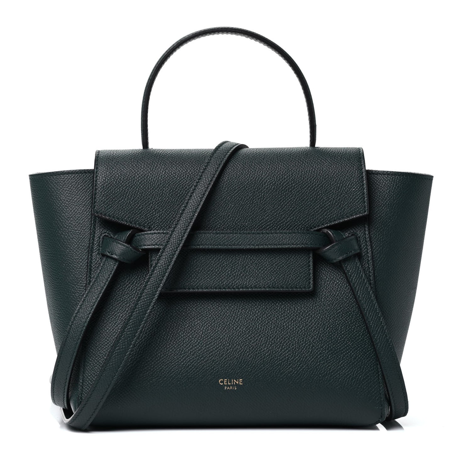 Grained Calfskin Nano Belt Bag Amazone