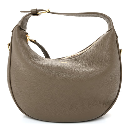 Celine Supple Grained Calfskin Teen Lulu Shoulder Bag Souris 1 of 9