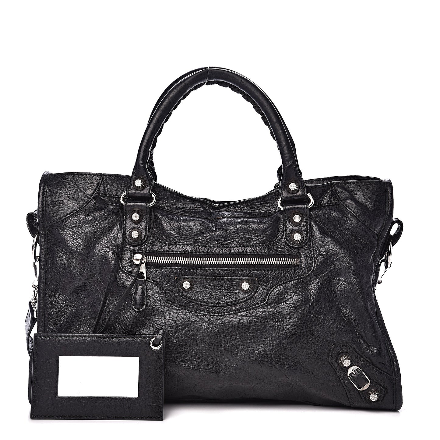 Agneau Giant 12 Silver Hardware City Black