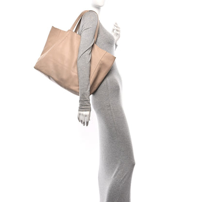 Celine Lambskin Horizontal Cabas Beige 2 of 13