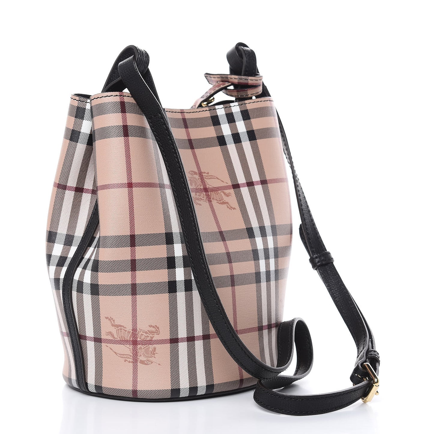 Haymarket Check Colours Small Lorne Bucket Crossbody Black
