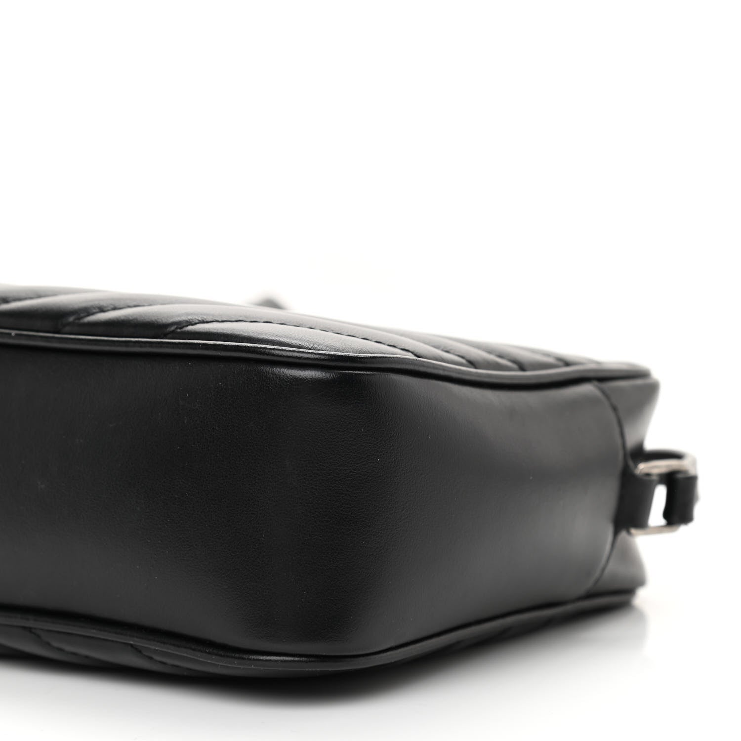 Saint Laurent Calfskin Matelasse Monogram Lou Camera Bag Black 8 of 8