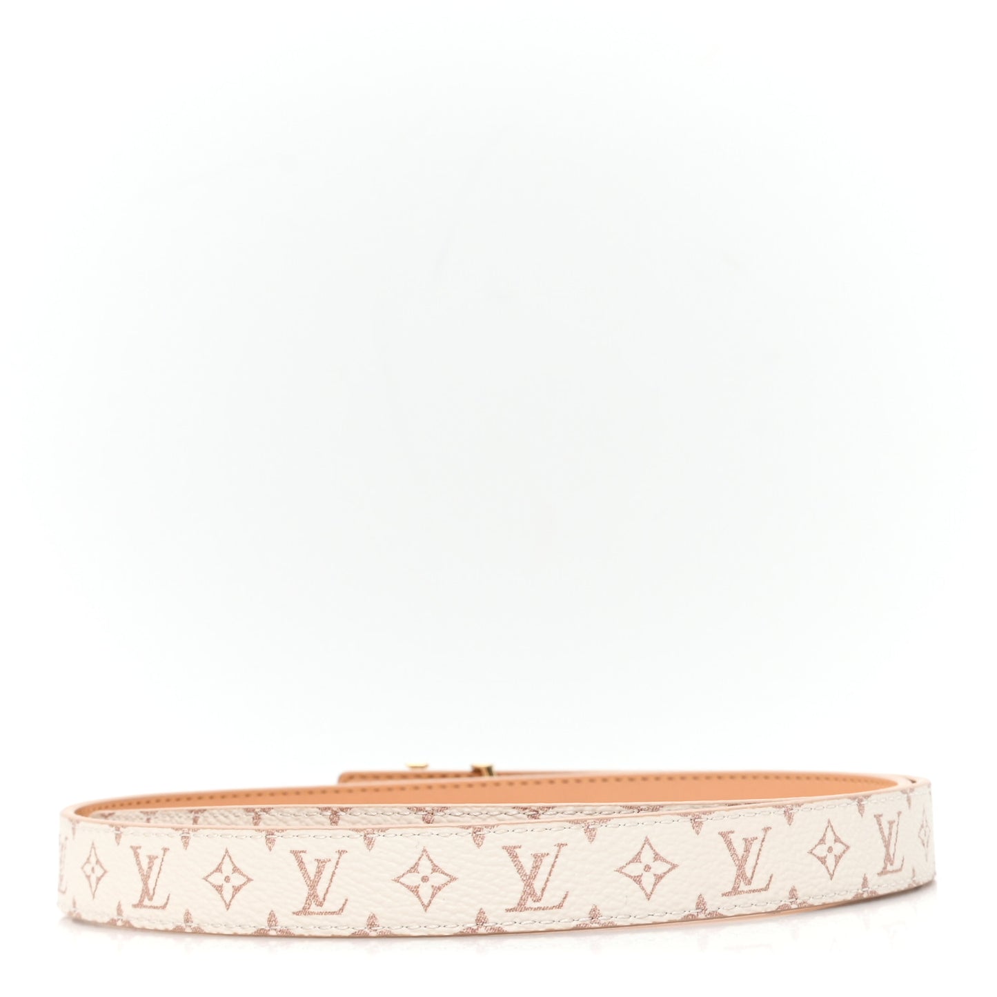 Calfskin Monogram Dune 20mm LV Iconic Reversible Belt 80 32 Sandy