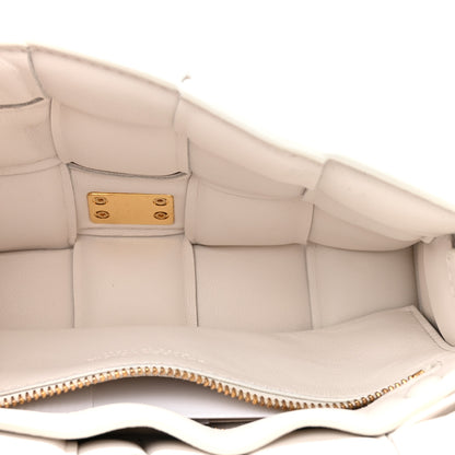 Bottega Veneta Nappa Maxi Intreccio Small Padded Cassette Crossbody Bag White 5 of 10