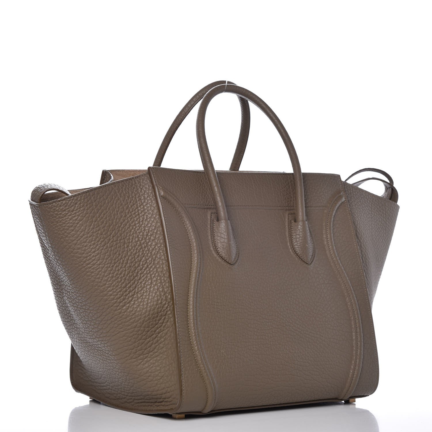 Celine Bullhide Medium Phantom Luggage Taupe 3 of 9