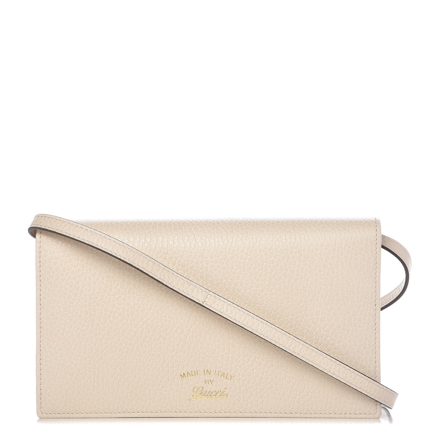 Gucci Dollar Calfskin Mini Swing Wallet Bag Mystic White 1 of 9