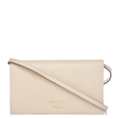 Gucci Dollar Calfskin Mini Swing Wallet Bag Mystic White 1 of 9
