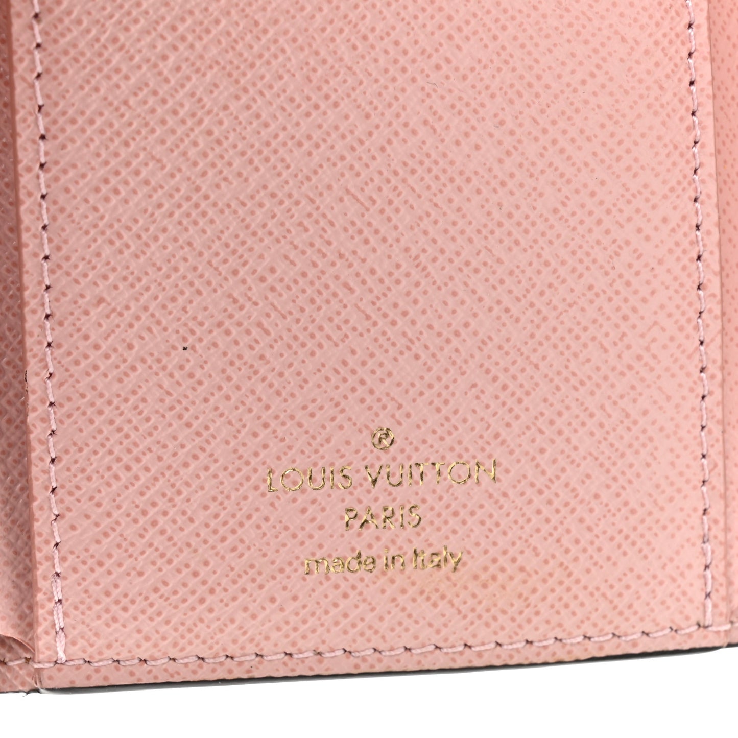 Damier Ebene Victorine Wallet Rose Ballerine
