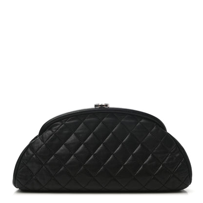 Chanel Lambskin Quilted Timeless Clutch Black 1 of 6