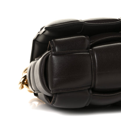 Bottega Veneta Lambskin Maxi Intreccio Padded Chain Cassette Crossbody Bag Black 7 of 7