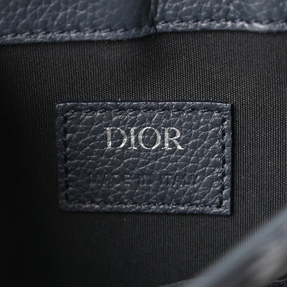 Christian Dior Oblique Saddle Messenger Pouch Blue Black 6 of 10