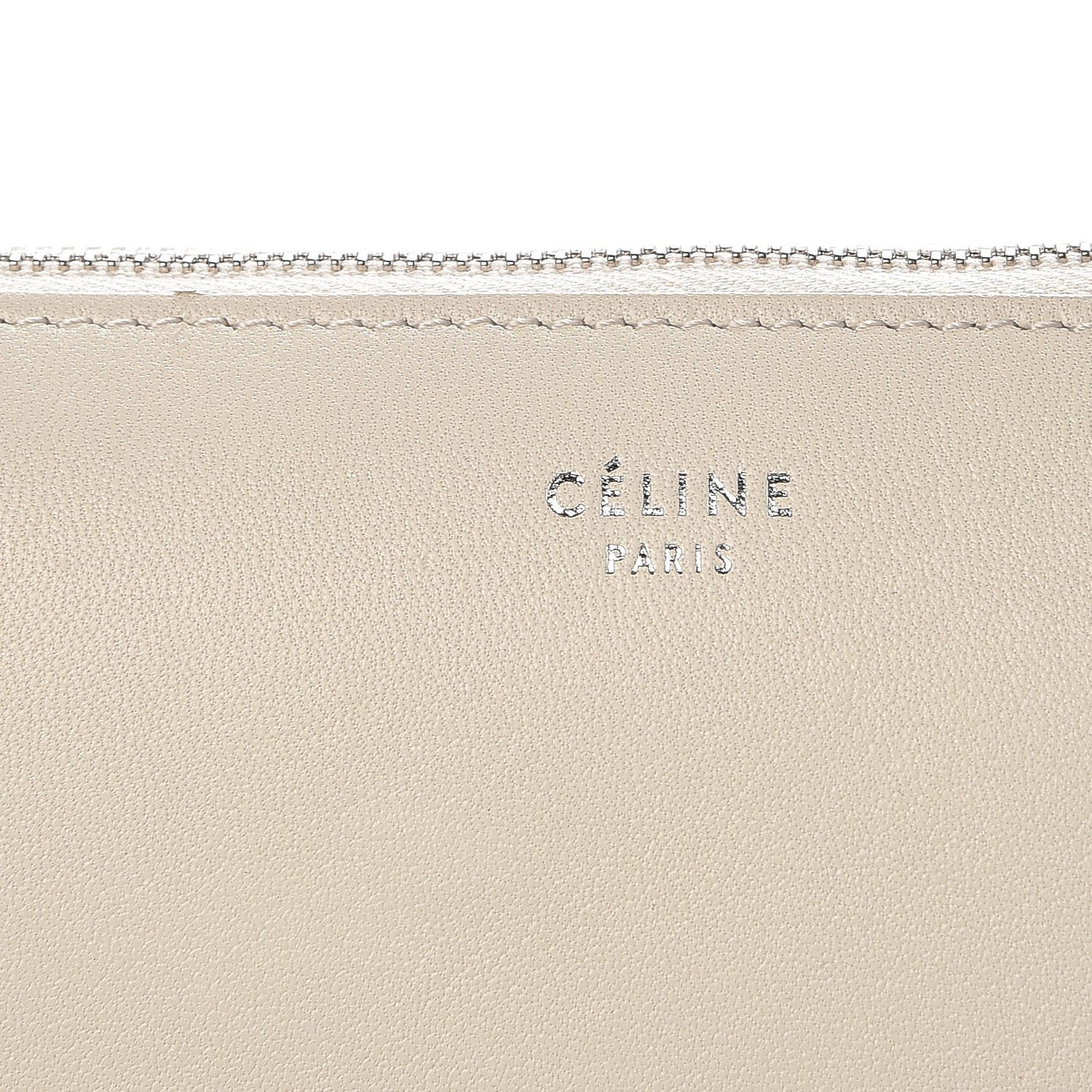 Lambskin Bi-Color Solo Clutch Pouch White Magenta