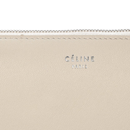 Celine Lambskin Bi-Color Solo Clutch Pouch White Magenta 6 of 8