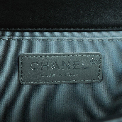 Chanel Calfskin Stitched Medium Boy Flap Black 7 of 8