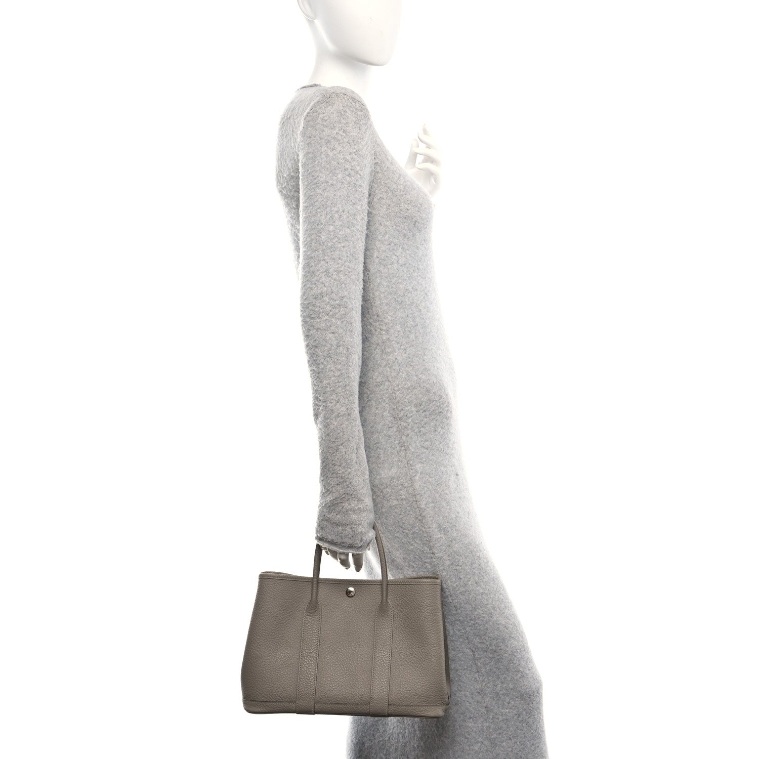 Hermes Vache Country Garden Party 30 TPM Gris Asphalte 2 of 11