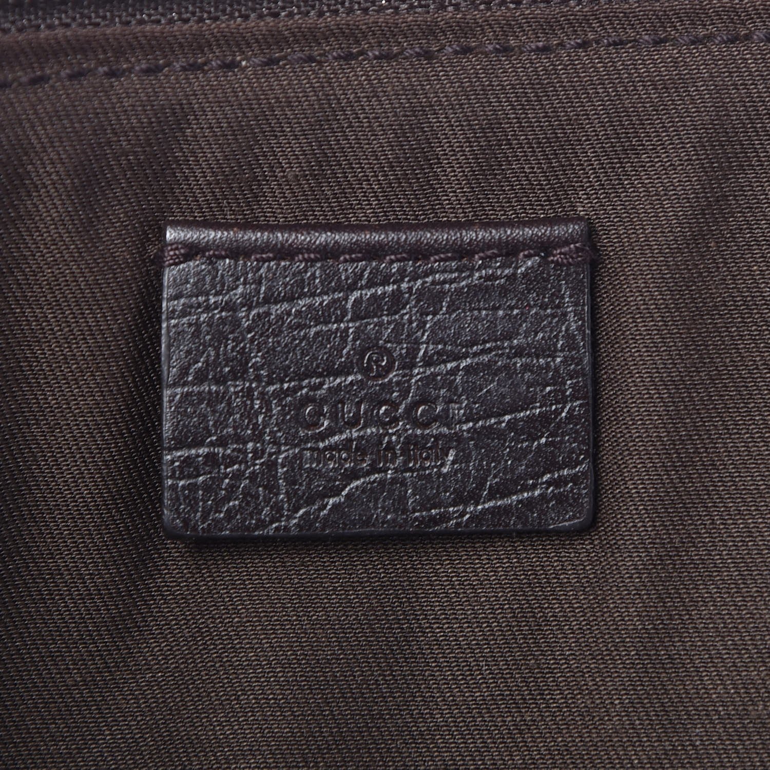 Gucci GG Supreme Monogram Pouch Brown 6 of 7