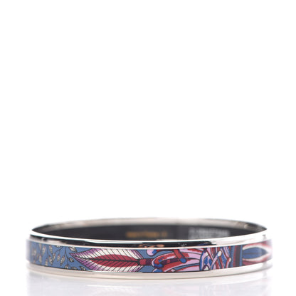 Hermes Enamel Printed Narrow Le Marche De Savana Bracelet 65 Surnaturel 3 of 5