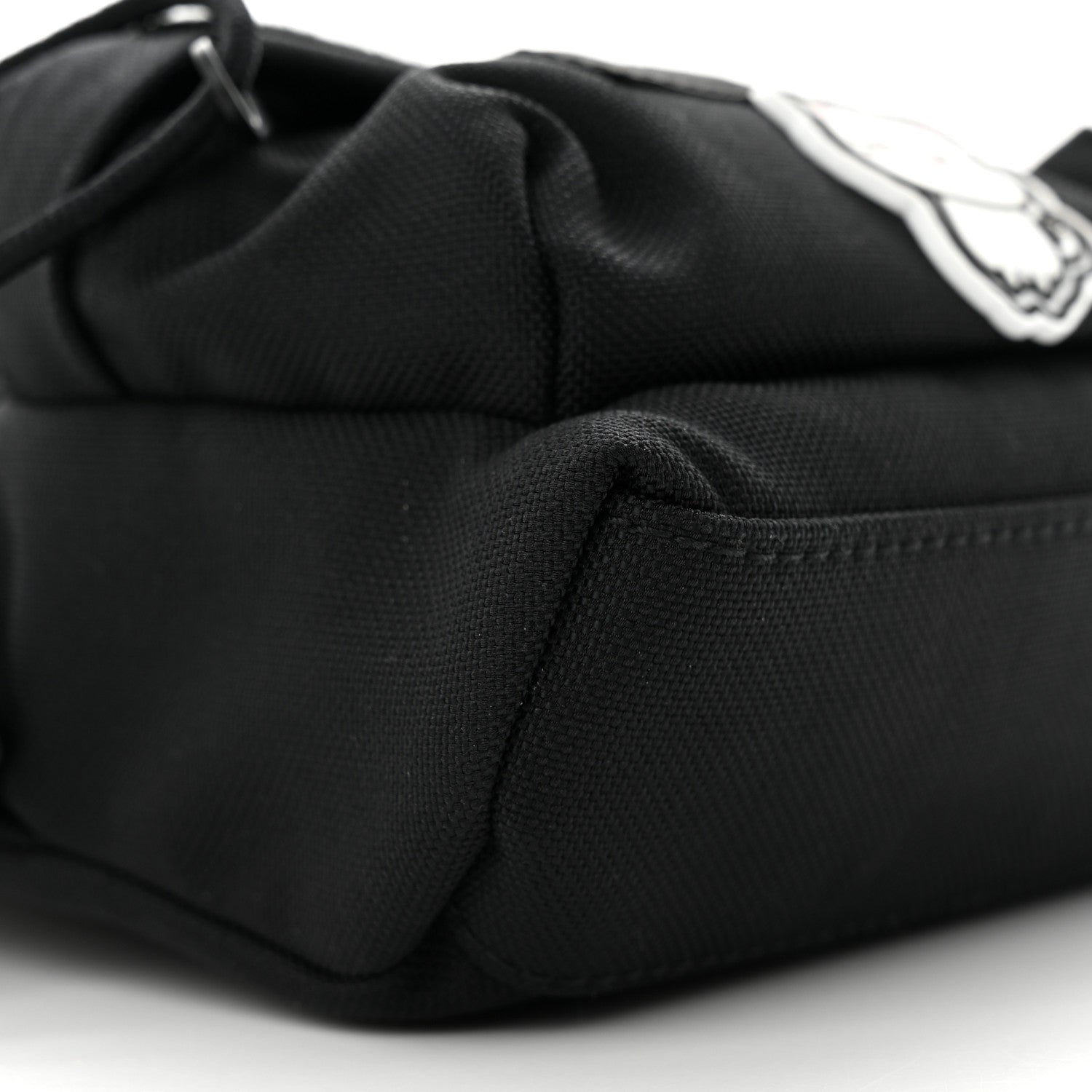 Balenciaga Recycled Casual Nylon Gamer Patches Mini Crossbody Backpack Black 9 of 10