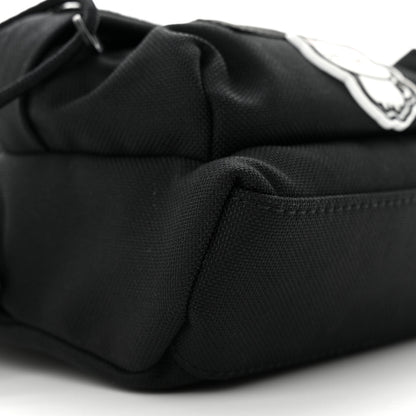 Balenciaga Recycled Casual Nylon Gamer Patches Mini Crossbody Backpack Black 9 of 10