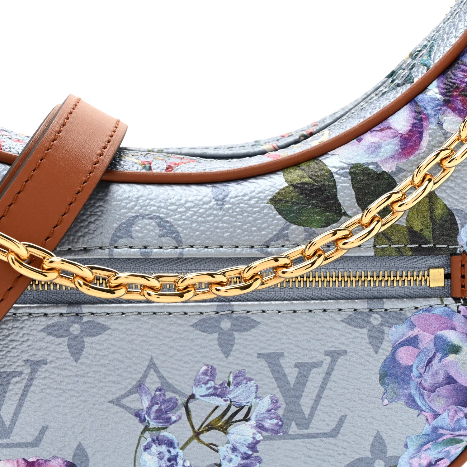 Louis Vuitton Metallic Monogram LV Garden Loop PM Blue 7 of 9
