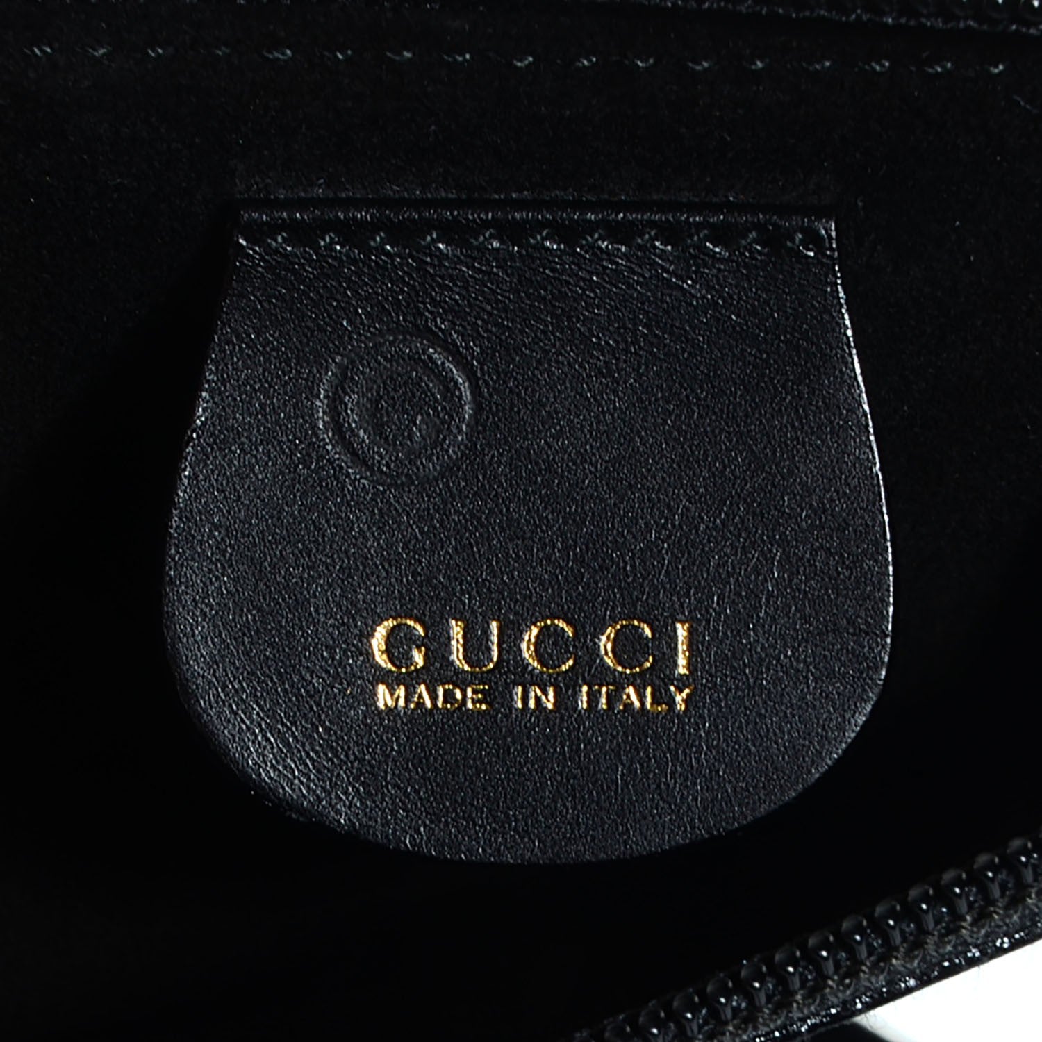 Gucci Leather Bamboo Bag Black 7 of 8