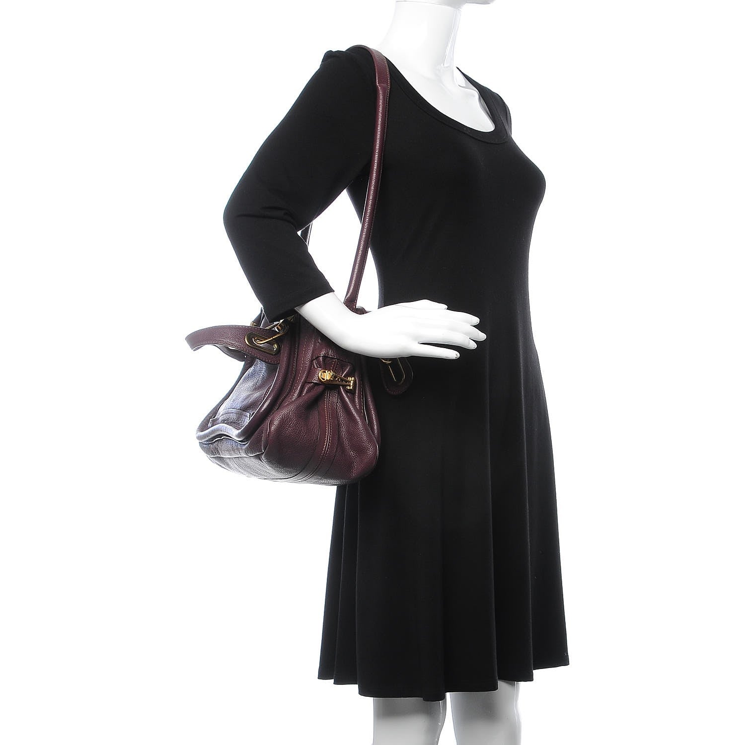 Chloe Calfskin Medium Paraty Purple 2 of 9